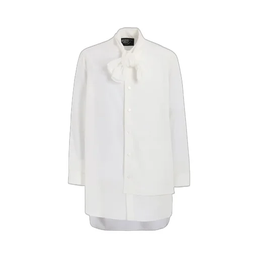 Ta/Pe Crepe De Chine Gathered Layered Shirt