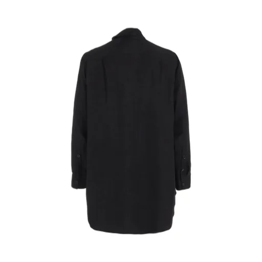 Triacetate Gathered Layered Shirt