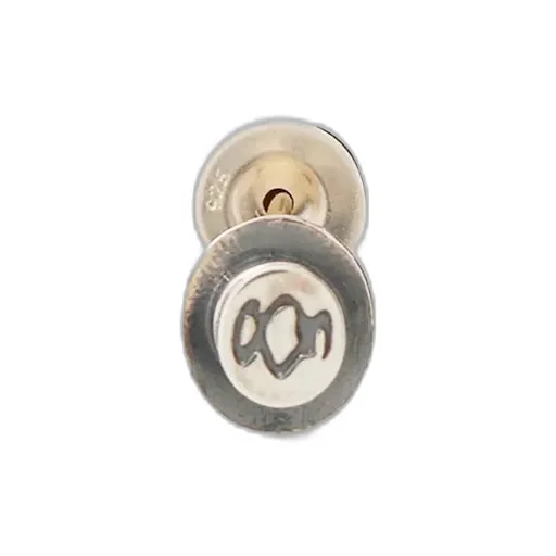 Silver 950 Silk Hat Pierce