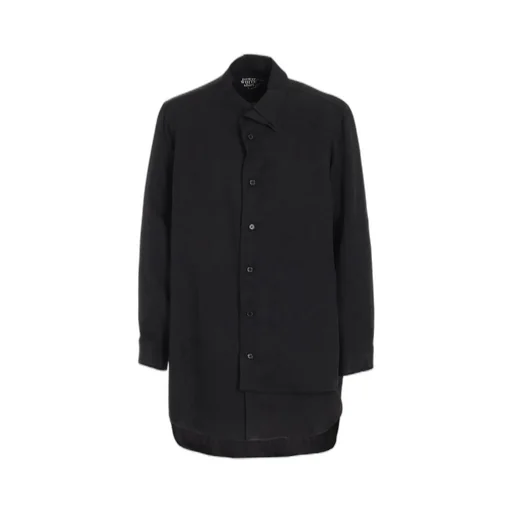 Triacetate Gathered Layered Shirt