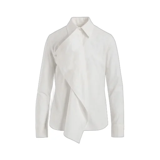 Cotton Twill Drape Blouse