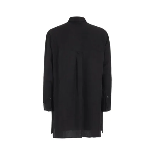 Triacetate Double Collar Big Shirt