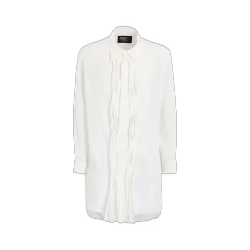 Ta/Pe Crepe De Chine Frill Shirt