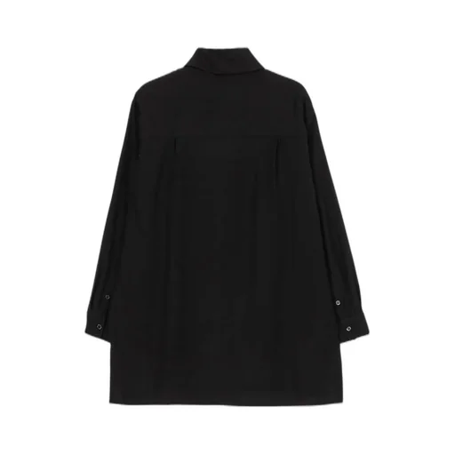 Cellulose Lawn Knot Buttons Shirt