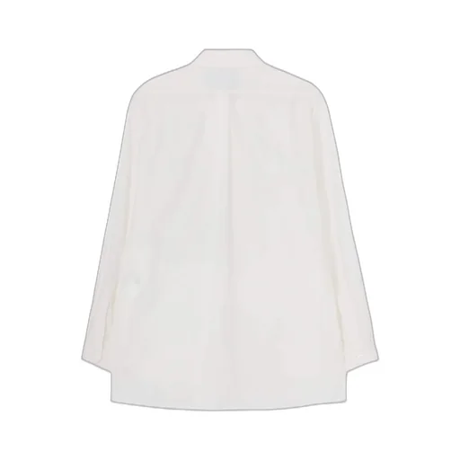 Cotton Twill Front Pleated Detail Shirt