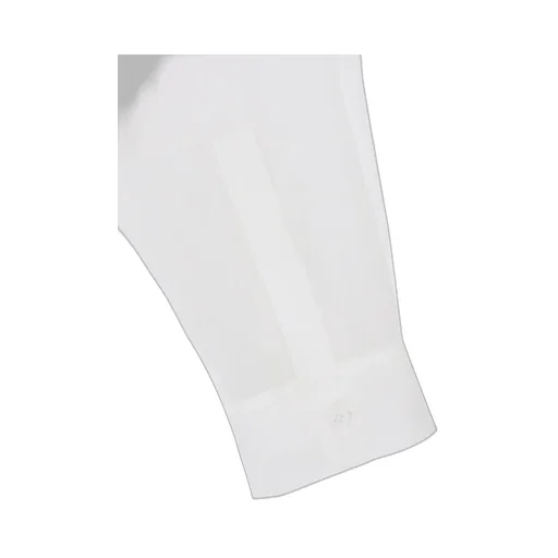 Cellulose Lawn Open Collar Ribbon Shirt