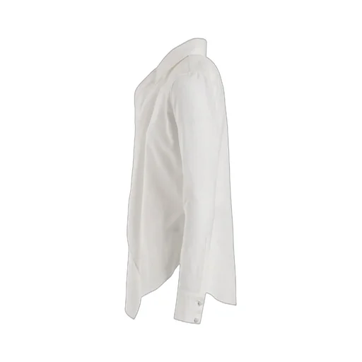 Cotton Twill Drape Blouse