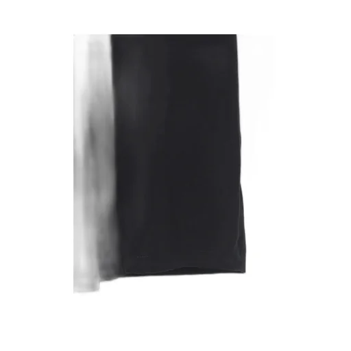 Black Cellulose Poplin Gathered Skirt