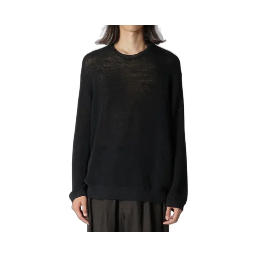 Y's For Men Big Logo Round Neck Pullover