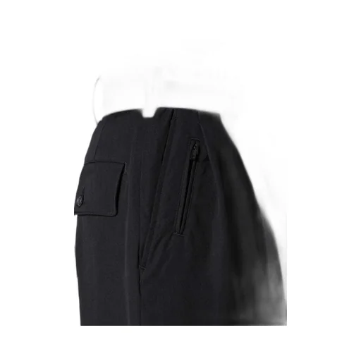 Wool Gabardine Coin Pocket Tuck Pants