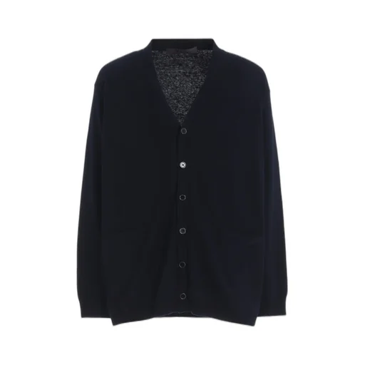 Y's For Men Logo V-Neck Cardigan