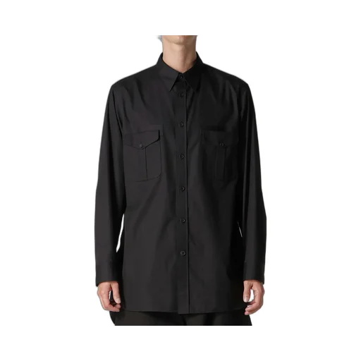 100/2 Broad Shirt With Double Chest Patch Pockets
