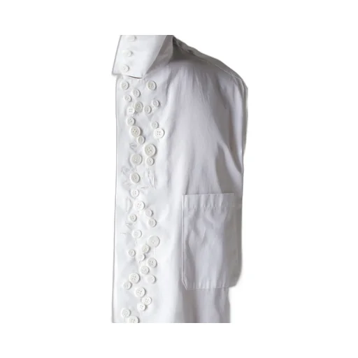 100/2 Broad Long Sleeve Shirt With Many Buttons