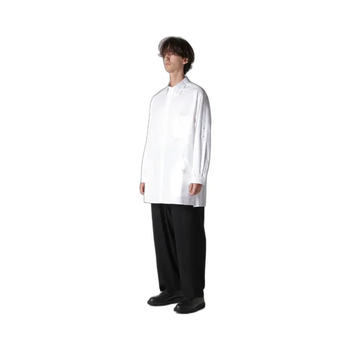 100/2 Broad Shirt With Tab Detail