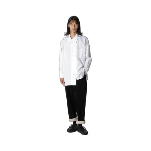 100/2 Broad Long Sleeve Shirt With Many Buttons