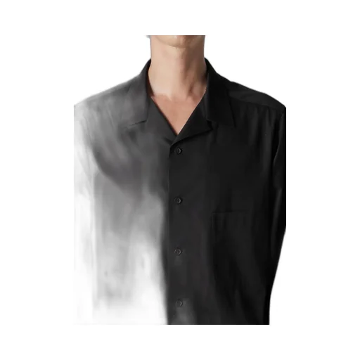 100/2 Broad Open Collar Shirt With Left Chest Pocket