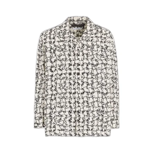 【Y's For Men × Masses】Cotton Pigment Print Open Collar Shirt