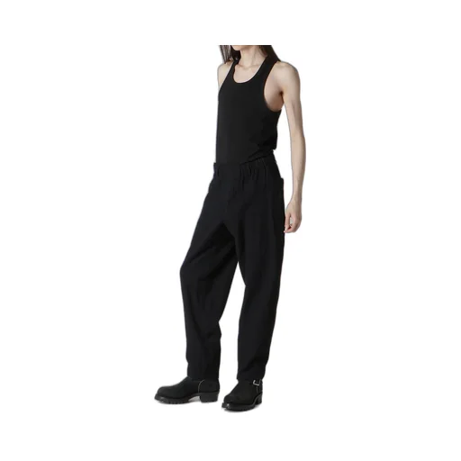 【Y's For Men × Masses】Shrink Serge Waist Elastic Pants
