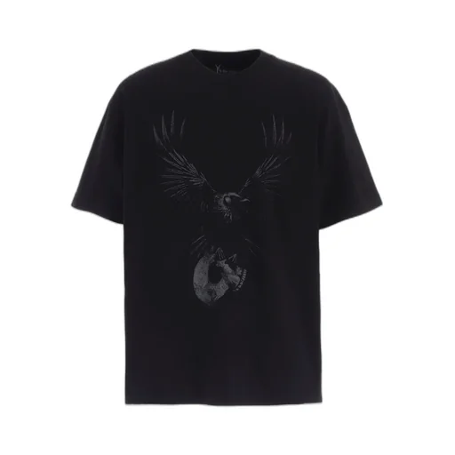 【Y's For Men × Masses】Cotton Single Print Round Neck Short Sleeve T