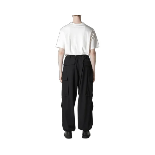 Wool Gabardine Cargo Pants