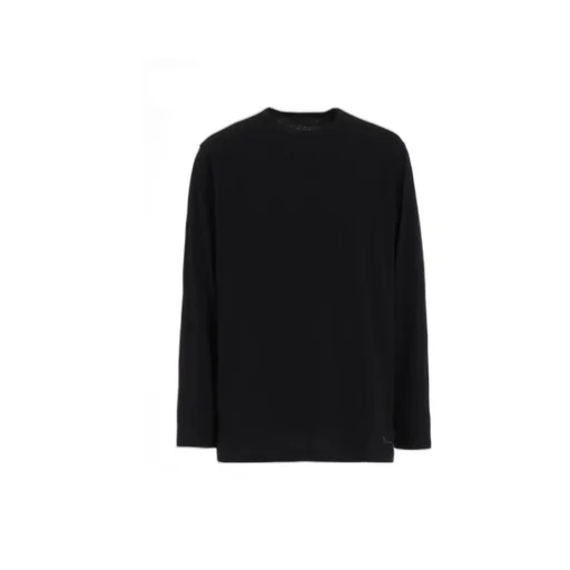 Y's For Men Logo Print Long Sleeve T-Shirts