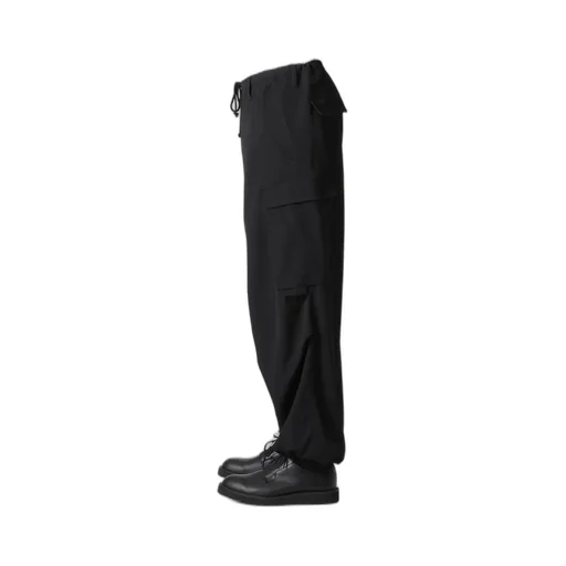 Wool Gabardine Cargo Pants
