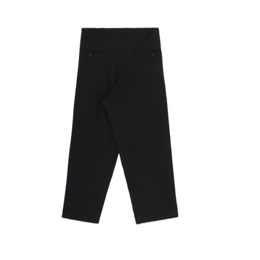 Wool Gabardine Wide String Pants