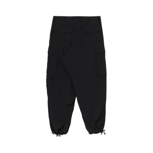 Wool Gabardine Cargo Pants