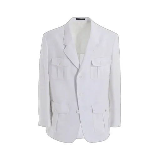 Y's For Men X 120% Lino Linen Jacket With 4-Pocket