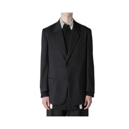 Suit Gabardine Jacket With 2-Buttons