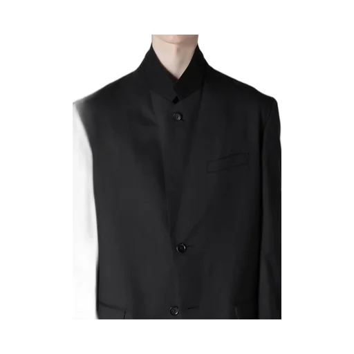 Suit Gabardine Jacket With 2-Buttons