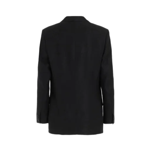 Linen Twill Jacket With 3-Button