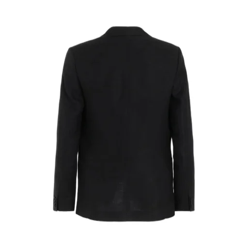 Linen Twill Jacket With 2-Button