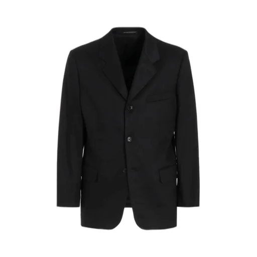 Linen Cotton Twill Jacket With 3-Button