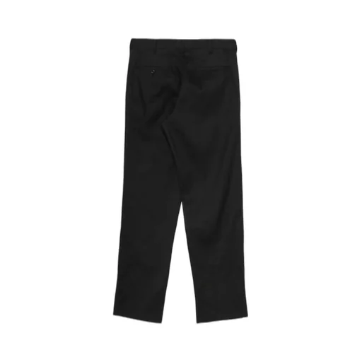 Linen Cotton Twill No-Tuck Pants