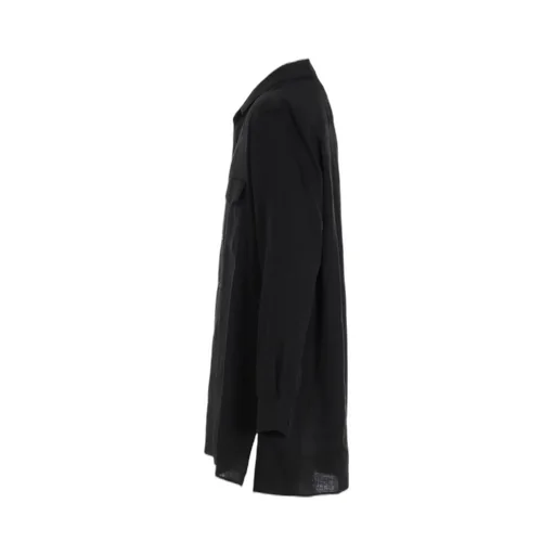 Linen Cloth Open Collar Shirt