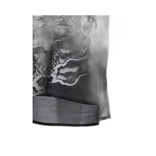 Aloha Shirt With Dragon Print