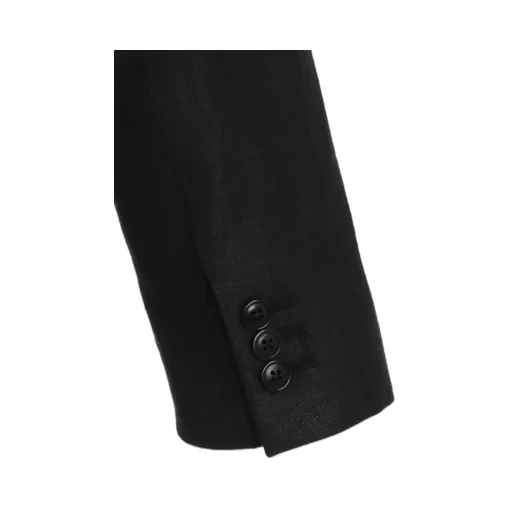 Linen Twill Jacket With 3-Button
