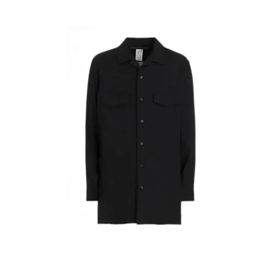 Linen Cloth Open Collar Shirt