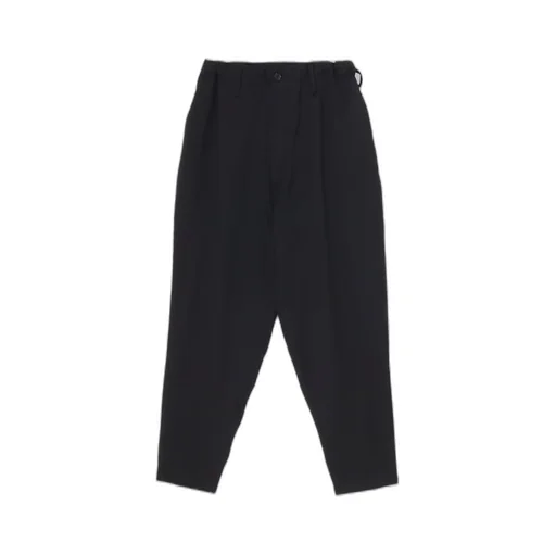 Suit Gabardine Pants With Side Tuck