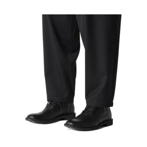 Suit Gabardine Pants With Side Tuck