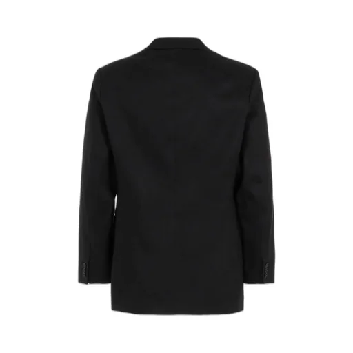 Linen Cotton Twill Jacket With 3-Button