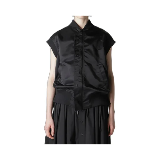 High Density Ny Twill Sleeveless Bomber Jacket