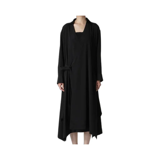 Ta/Pe Crepe De Chine Relaxed Fit Shirt Dress
