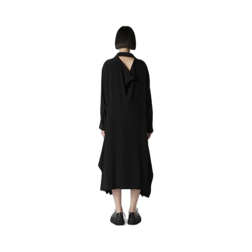 Ta/Pe Crepe De Chine Relaxed Fit Shirt Dress