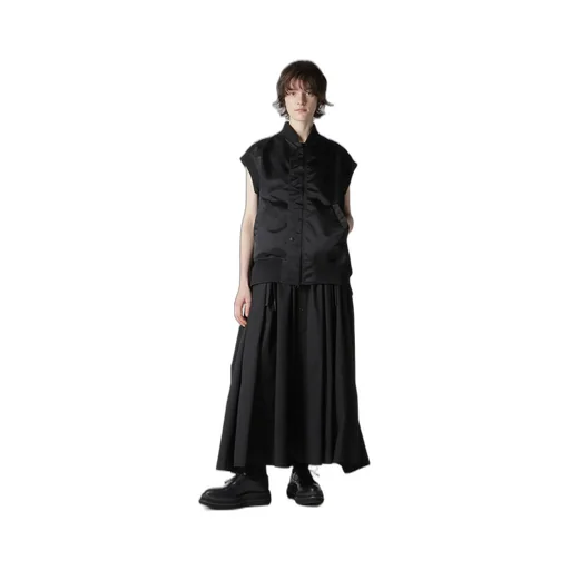 High Density Ny Twill Sleeveless Bomber Jacket