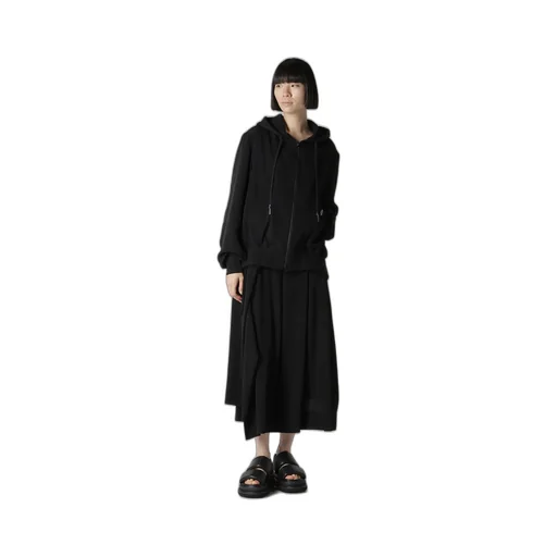 Ta/Pe Crepe De Chine Hooded Bomber Jkt