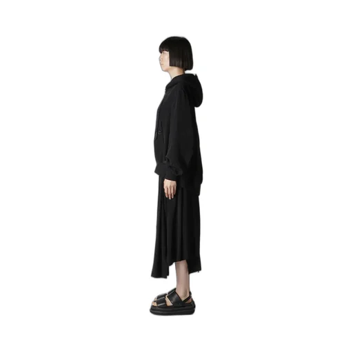 Ta/Pe Crepe De Chine Hooded Bomber Jkt