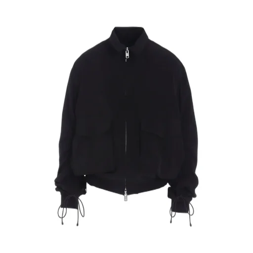 Ta/Pe Crepe De Chine Shirring Sleeve Jacket