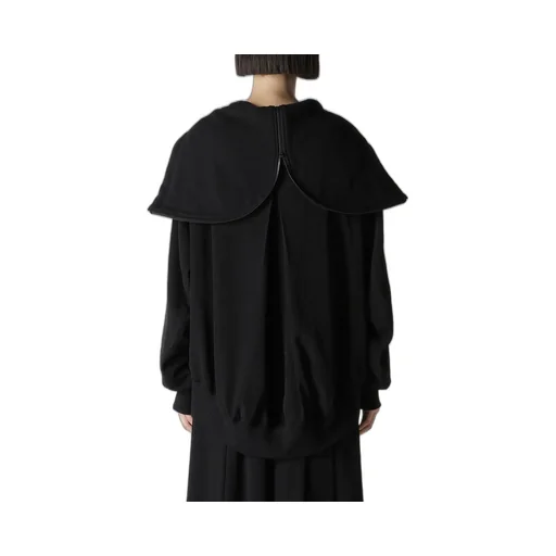Ta/Pe Crepe De Chine Hooded Bomber Jkt